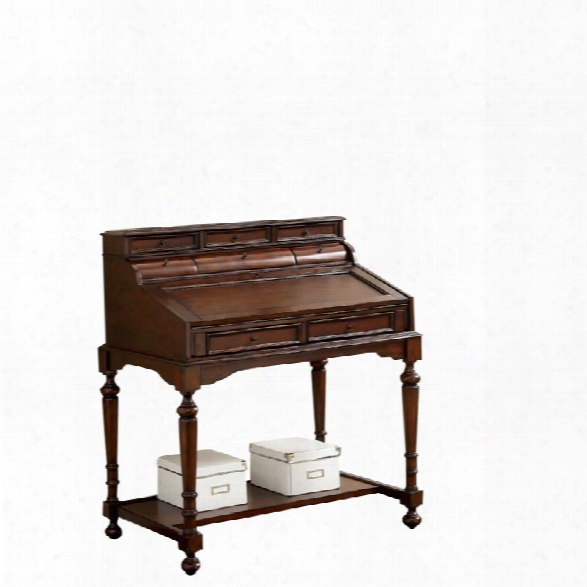 Furniture Of America Simon Secretary Desk In Cherry