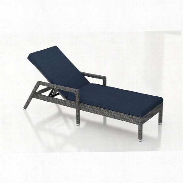 Harmonia Living District Patio Chaise Lounge In Spectrum Indigo