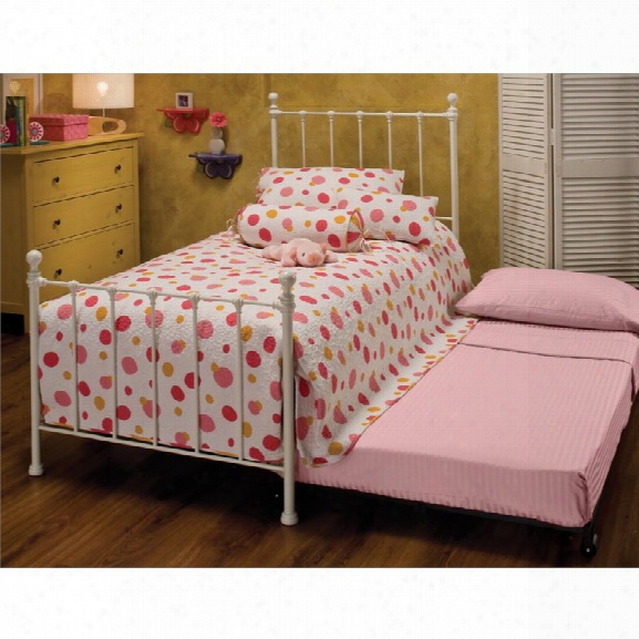 Hillsdale Molly Twin Poster Bed With Trundle In White