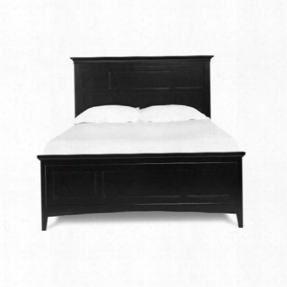 Magnussen Bennett Bookcase Bed With Storage In Black Finish