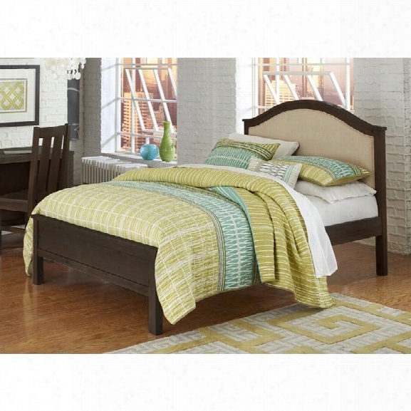 Ne Kids Highlands Bailey Full Upholstered Bed In Espresso