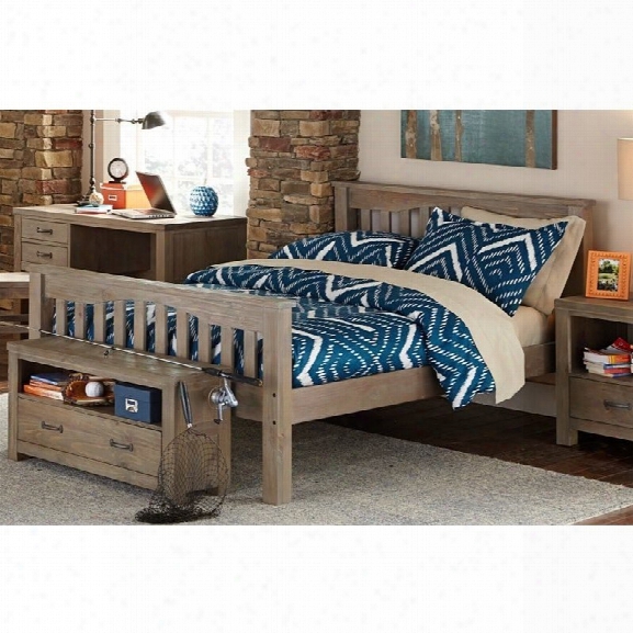 Ne Kids Highlands Harper Full Slat Bed In Driftwood