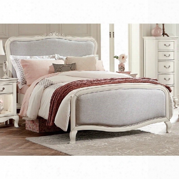 Ne Kids Kensington Katherine Full Upholstered Bed In Antique White