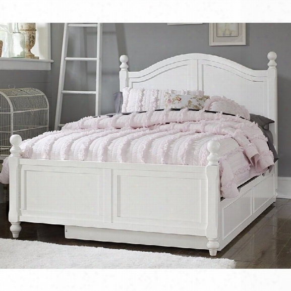 Ne Kids Lake House Payton Full Arch Bed With Trundle In White