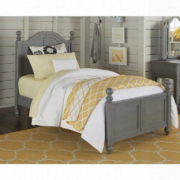 Ne Kids Lake House Payton Twin Arch Bed In Stone