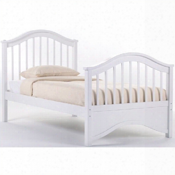 Ne Kids School House Jordan Bed In White-twin