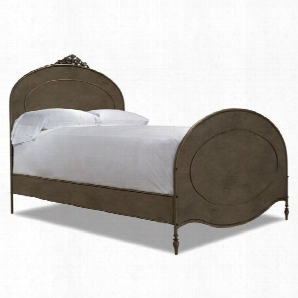 Smartstuff Genevieve Ma Cherie Metal Full Bed In Antique Pewter