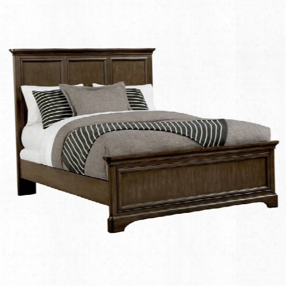 Stone & Leigh Chelsea Square Queen Panel Bed In Raisin