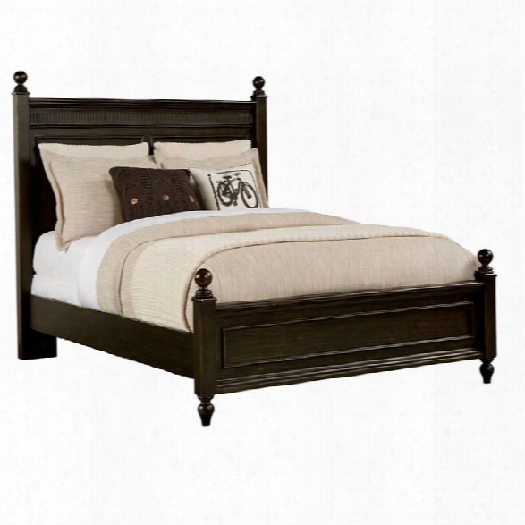 Stone & Leigh Smiling Hill Queen Panel Bed In Licorice