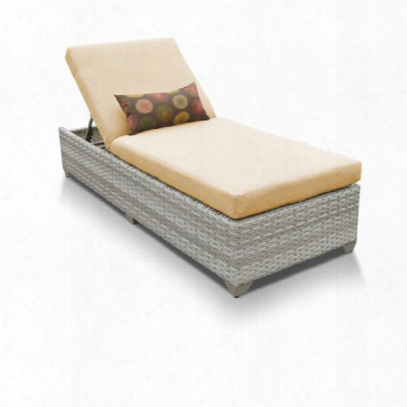 Tkc Fairmont Patio Chaise Lounge In Sesame