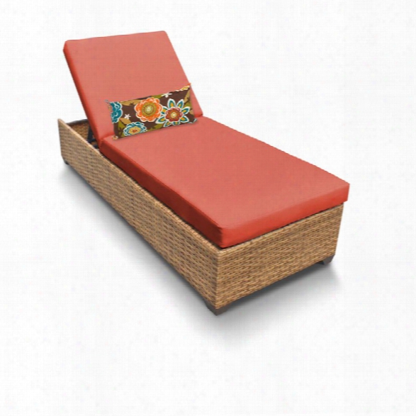 Tkc Laguna Patio Chaise Lounge In Orange