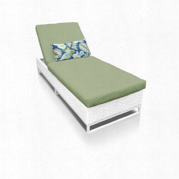 Tkc Miami Patio Chaise Lounge In Green