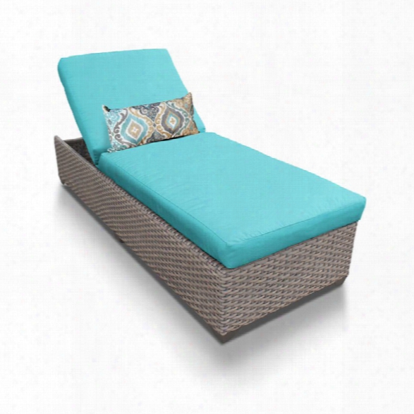 Tkc Oasis Patio Chaise Lounge In Turquoise