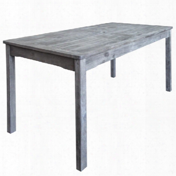 Vifah Renaissance Outdoor Rectangular Table