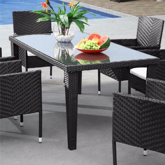 Zuo Cavendish Patio Dining Table In Espresso