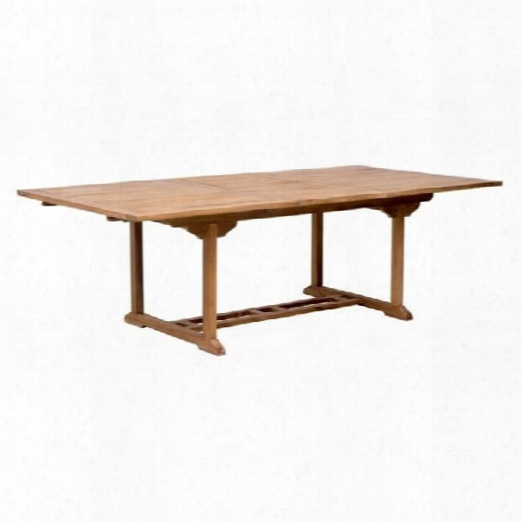 Zuo Regatta Patio Extendable Dining Table