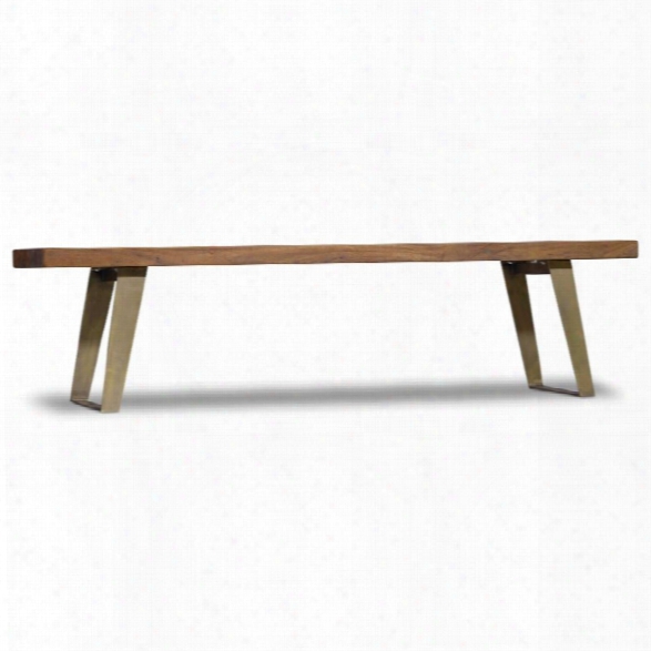 Hooker Furniture Transcend Dining Bench In Medium Wood