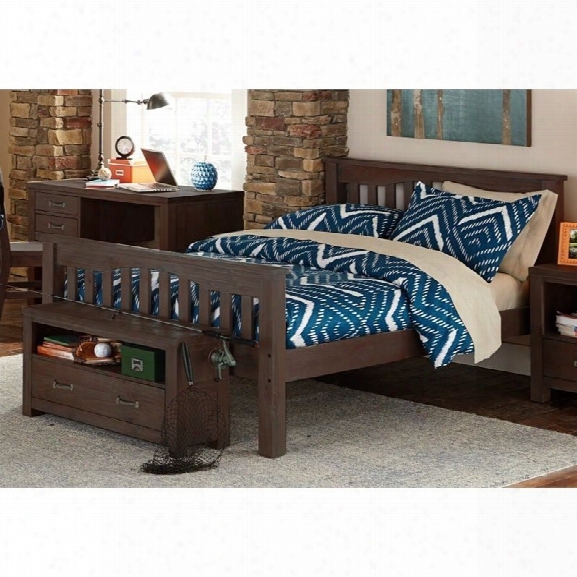 Ne Kids Highlands Harper Full Slat Bed In Espresso