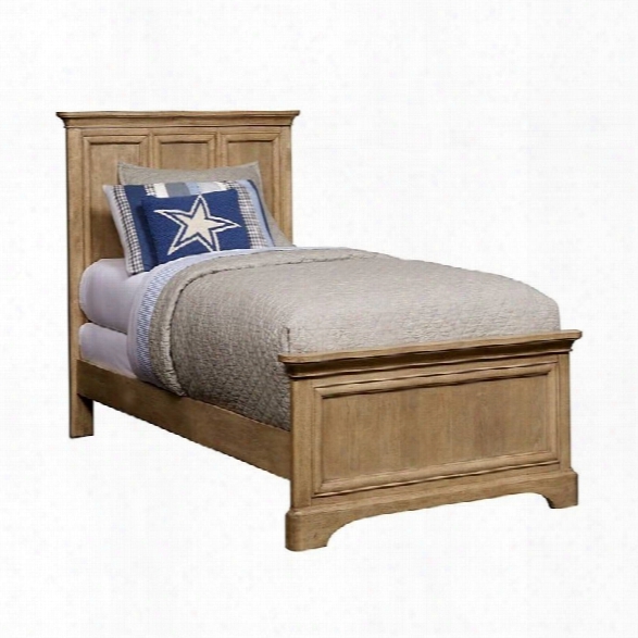 Stone & Leigh Chelsea Square Twin Panel Bed In French Toast