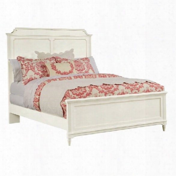 Stone & Leigh Clementine Court Queen Panel Bed In Frosting