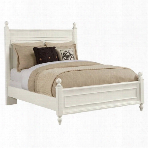 Stone & Leigh Smiling Hill Full Panel Bed In Marshmallow