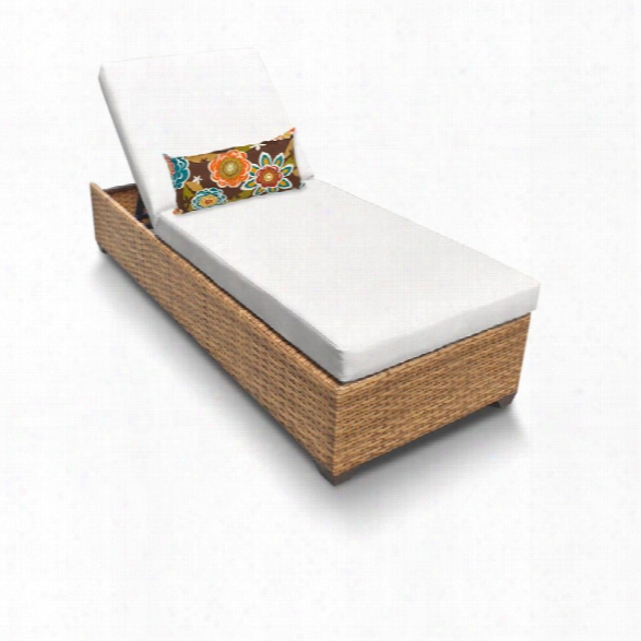 Tkc Laguna Patio Chaise Lounge In White