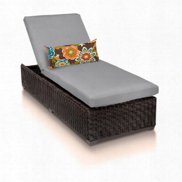 Tkc Venice Patio Chaise Lounge In Gray