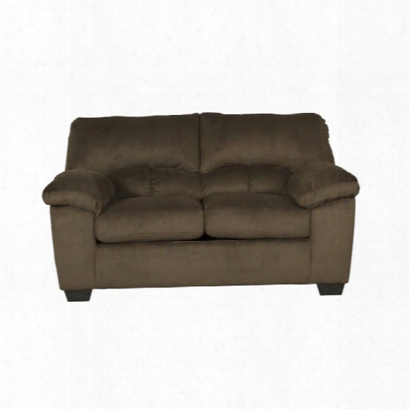 Ashley Dailey Loveseat In Chocolate