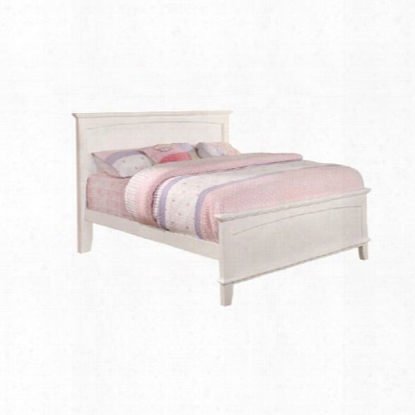 Furniture Of America Hailey Full Platform Panel Bed In White