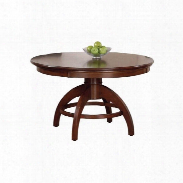 Hillsdale Palm Springs Game Table In Medium Brown Cherry