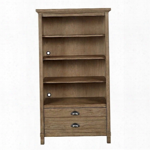 Stone & Leigh Driftwood Park 4 Shelf Bookcase In Sunflower Seed