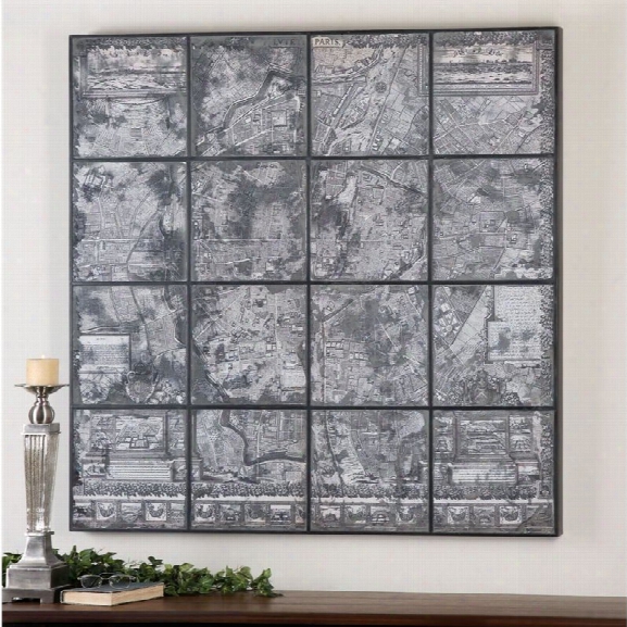 Uttermost Antique Street Map Wall Art