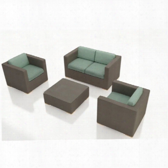 Harmonia Living Element 4 Piece Patio Sofa Set In Canvas Spa