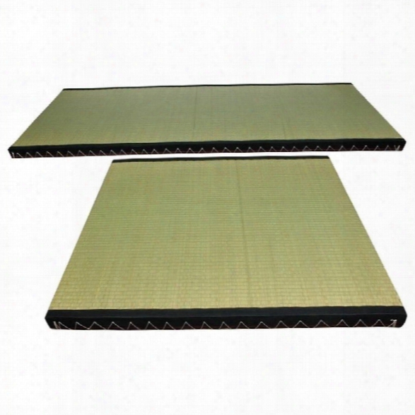 Oriental Furniture Tatami Mat Kit In Beige And Tan