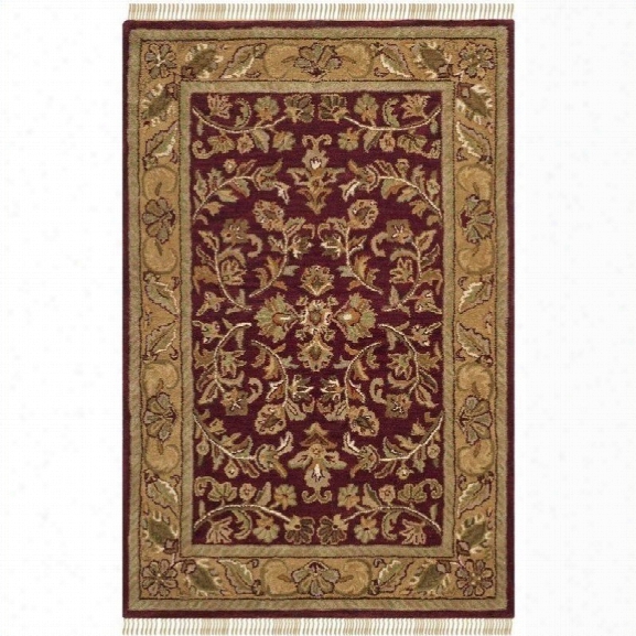 Safavieh Heritage Rectangle Rug In Red / Gold-8'-3 X 11'