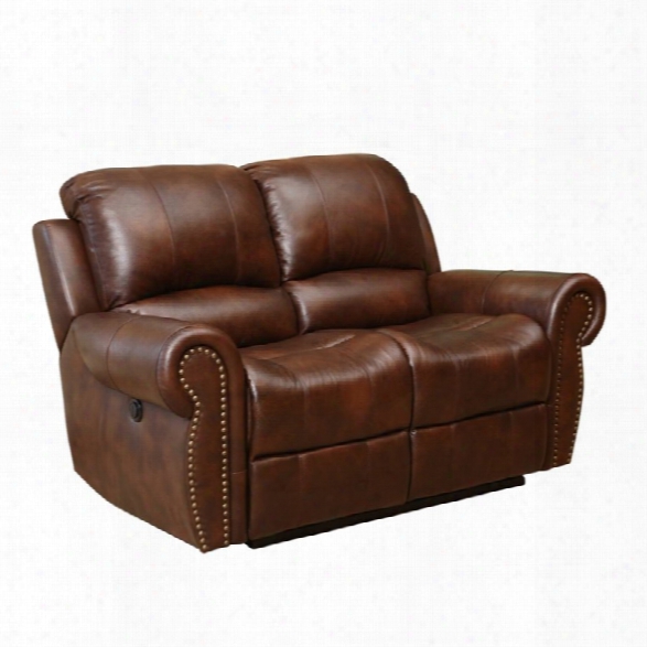 Abbyson Living Deermont Power Loveseat In Brown