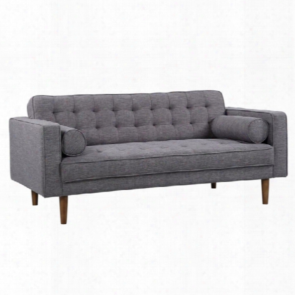 Armen Living Element Loveseat In Dark Gray