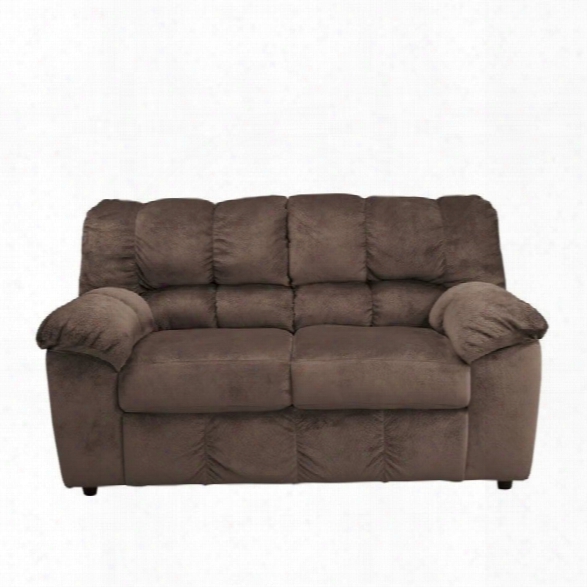 Ashley Julson Fabric Loveseat In Cafe