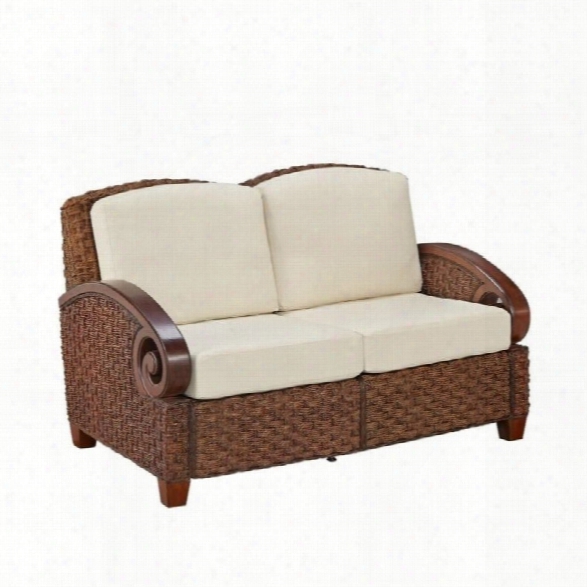 Home Styles Cabana Banana Iii Love Seat In Cinnamon