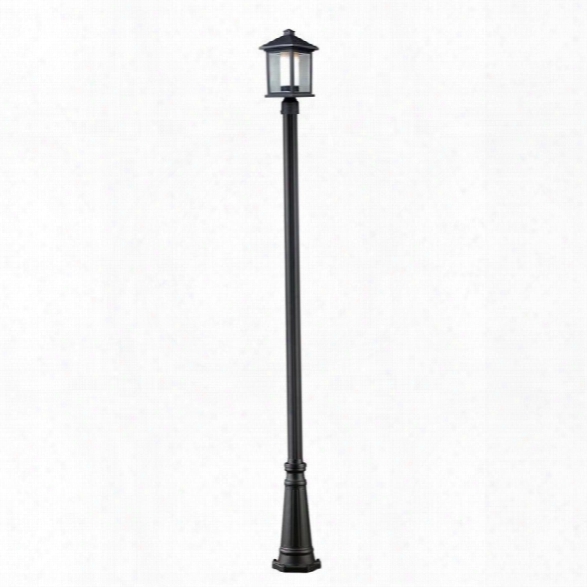 Z-lite Mesa Outdoor Post Light In Black