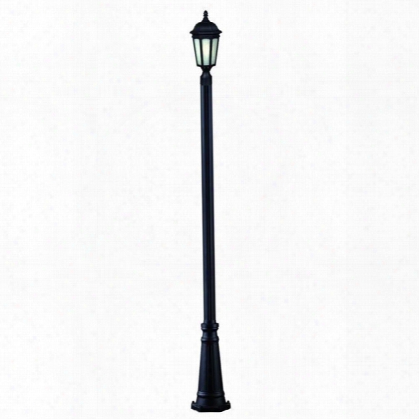 Z-lite Newport 1 Light Outdoor Post Light In Black