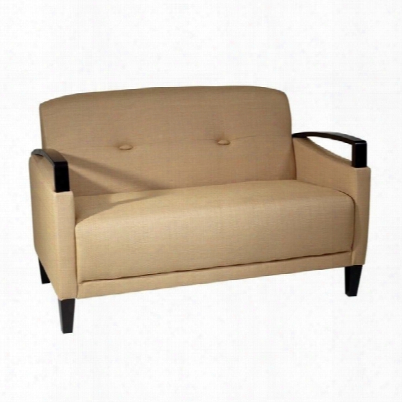 Avenue Six Main Street Loveseat In Woven Wheat