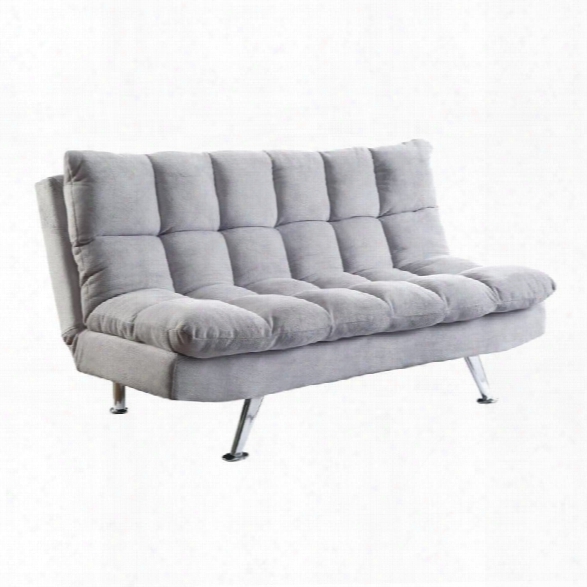 Coaster Sofa Bed Futon In Grey