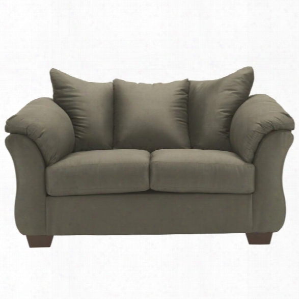 Flash Furniture Fabric Loveseat In Sage