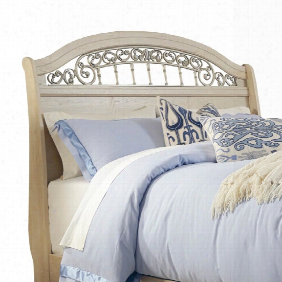 Ashley Catalina Queen Sleigh Headboard In Antique White