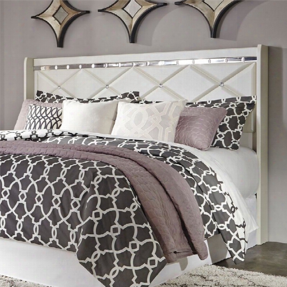 Ashley Dreamur King California King Panel Headboard In Champagne