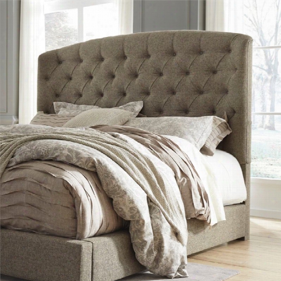 Ashley Gerlane Queen Upholstered Headboard In Graphite