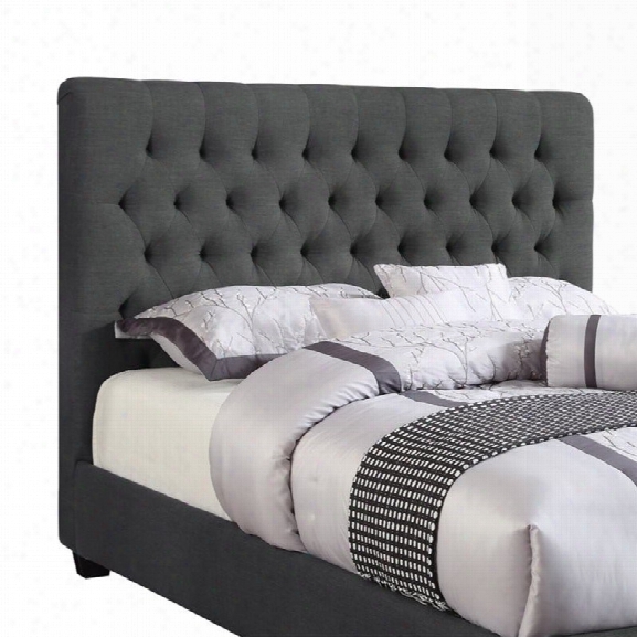 Coaster California King Upholstered Headboard In Black