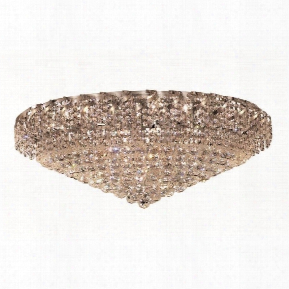 Elegant Lighting Belenus 36 28 Light Elements Crystal Flush Mount