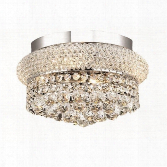 Elegant Lighting Primo 12 4 Light Elements Crystal Flush Mount